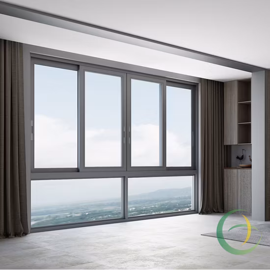 Clarabóia deslizante de alumínio metal perfil de alumínio novo design de grade fibra de vidro veneziana sem moldura impacto de furacão madeira UPVC preço de portas e janelas